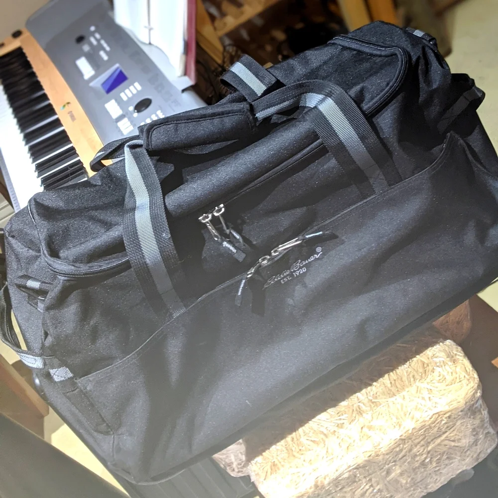 Eddie Bauer Large Rolling Duffle Bag